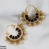 Pear Temple Ear Hoops Pair