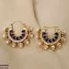 Pear Temple Ear Hoops Pair