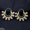 Pear Temple Ear Hoops Pair