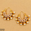 Pear Temple Ear Hoops Pair