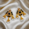 Tear Flower Pearl Drop Jhumki