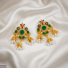 Tear Flower Pearl Drop Jhumki