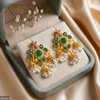 Tear Flower Pearl Drop Jhumki