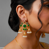 Tear Flower Pearl Drop Jhumki