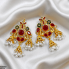 Tear Flower Pearl Drop Jhumki