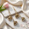 Antique Double Jhumki Pearl Drop