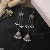 Layered Pearl Drop Jhumki
