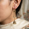 Antique Layered Pearl Drop Jhumki