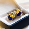 Oval Flower Tops Pair