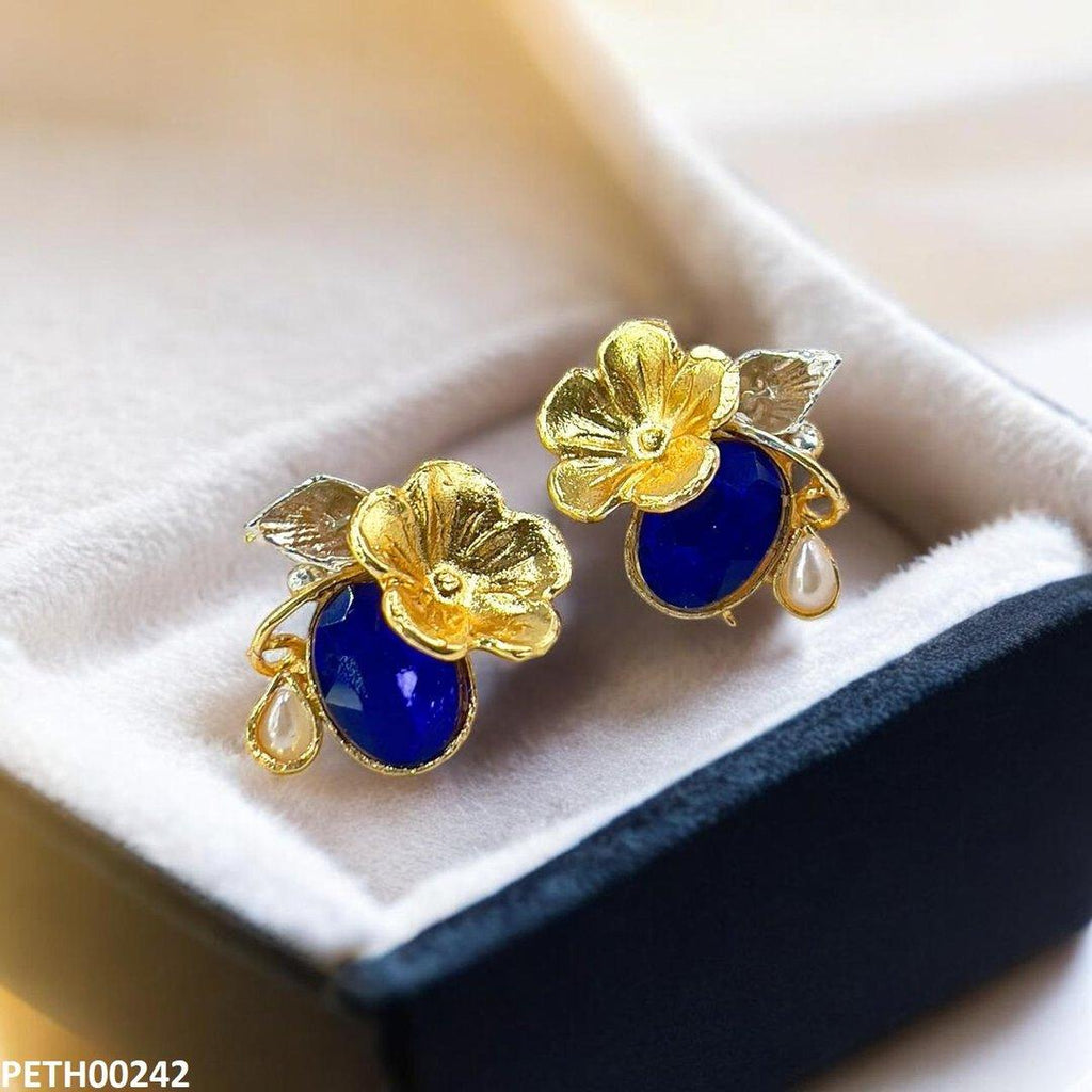 Oval Flower Tops Pair