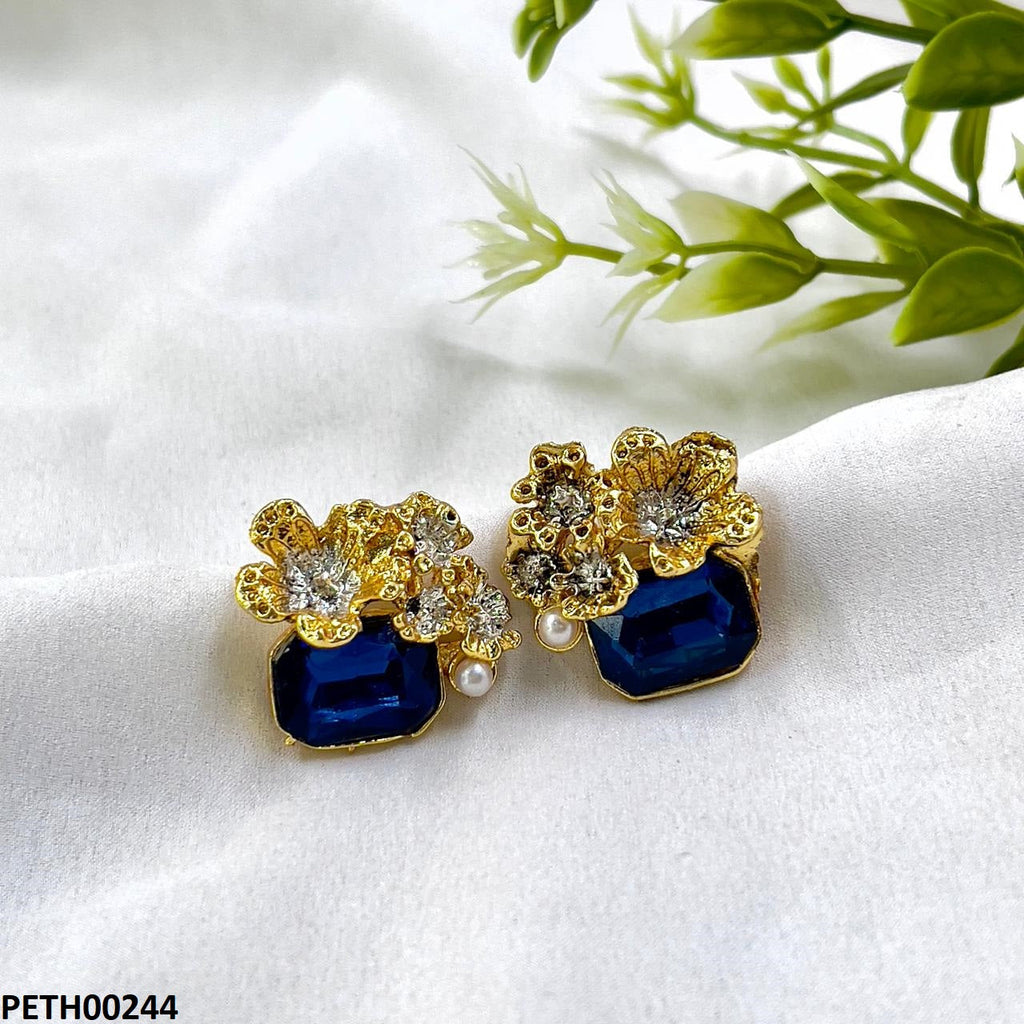 Rectangle Flower Tops Pair
