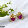 Oval Flower Tops Pair