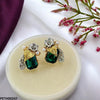 Square Flower Leaf Tops Pair