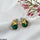 Square Flower Leaf Tops Pair
