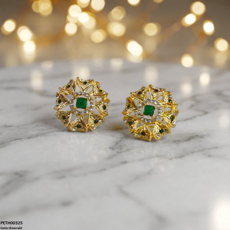 Rectangle Round Flower Tops Pair