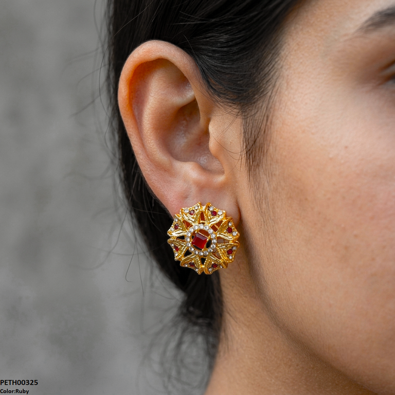 Rectangle Round Flower Tops Pair