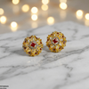 Rectangle Round Flower Tops Pair