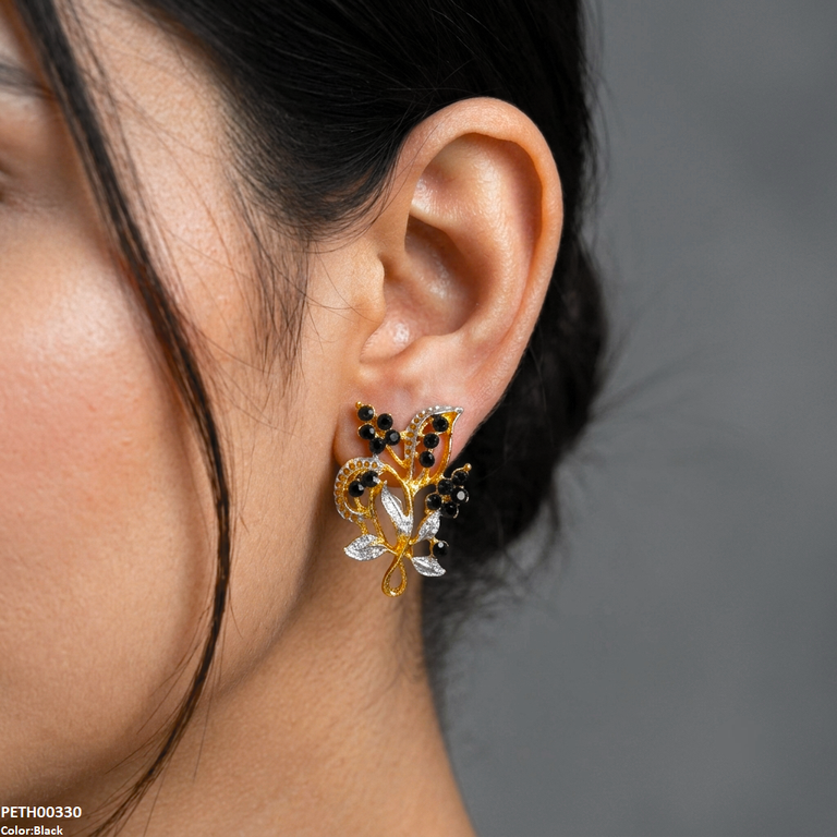 Leaf Flower Tops Pair