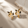 Leaf Flower Tops Pair