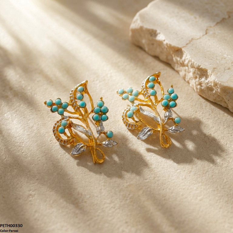 Leaf Flower Tops Pair