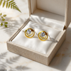 Double Hoop Crystal Tops