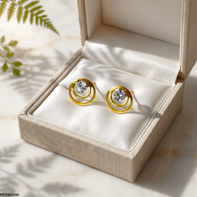Double Hoop Crystal Tops