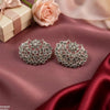 Moon Round Stone Tops Pair