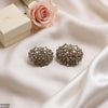 Moon Round Stone Tops Pair