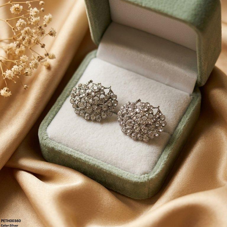 Moon Round Stone Tops Pair