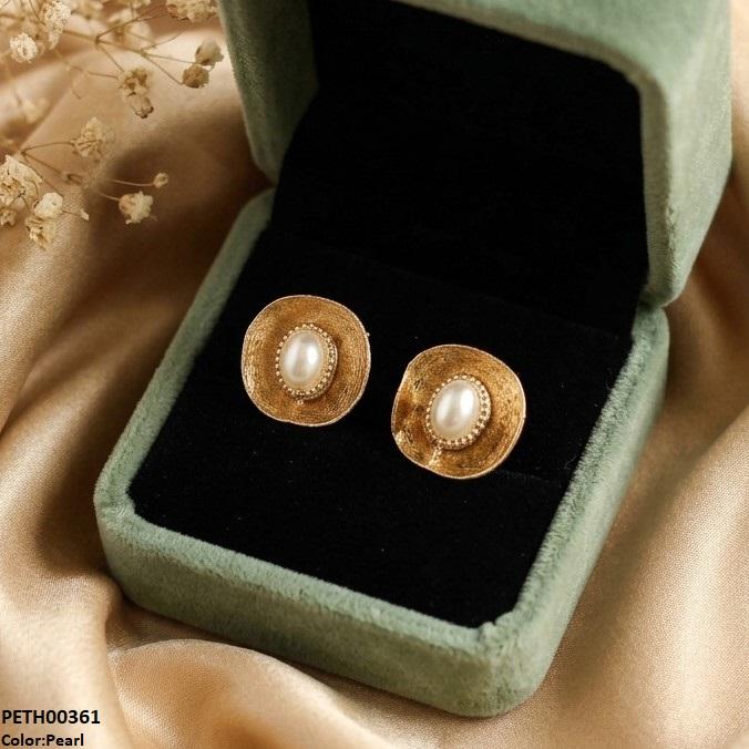 Oval Stone Tops Pair