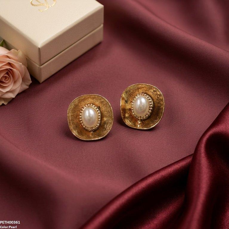 Oval Stone Tops Pair
