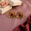 Oval Stone Tops Pair