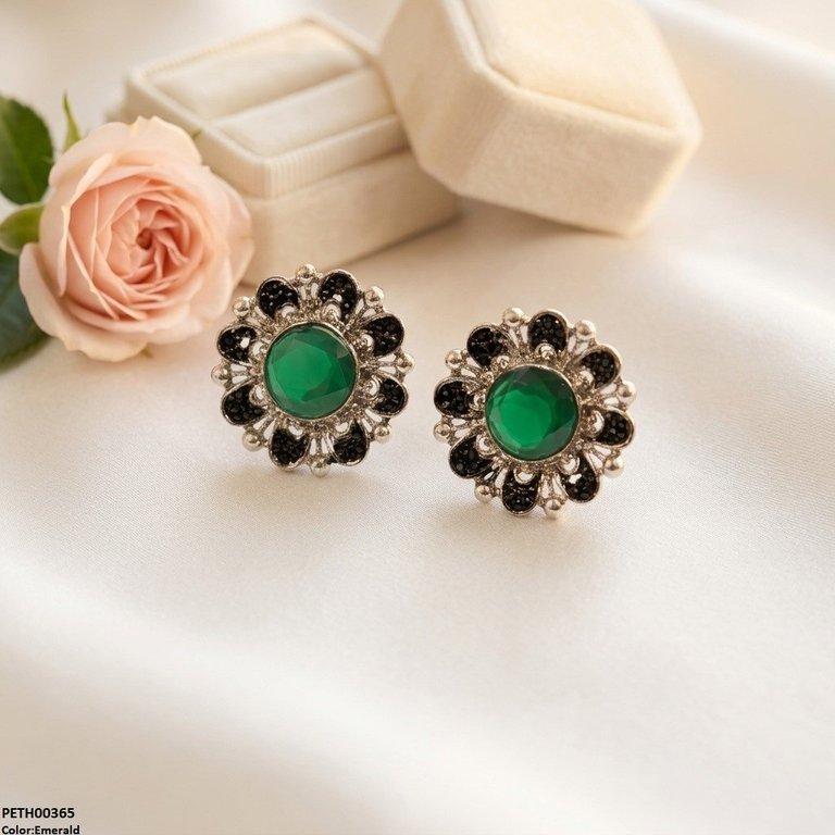Round Stone Tops Pair