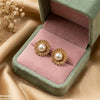 Round Pearl Stone Tops Pair