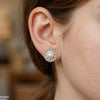 Round Pearl Stone Tops Pair