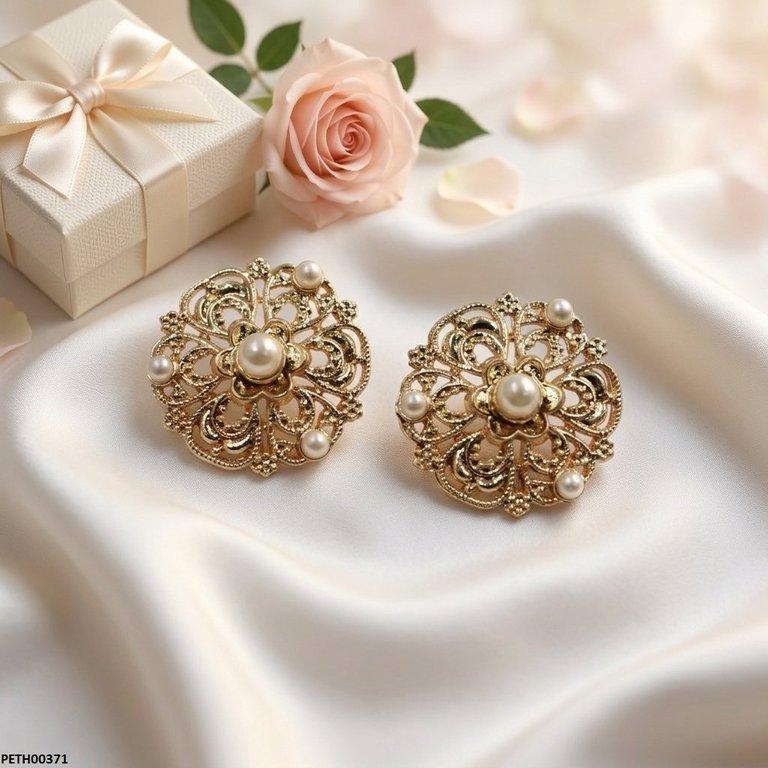 Flower Pearl Tops Pair