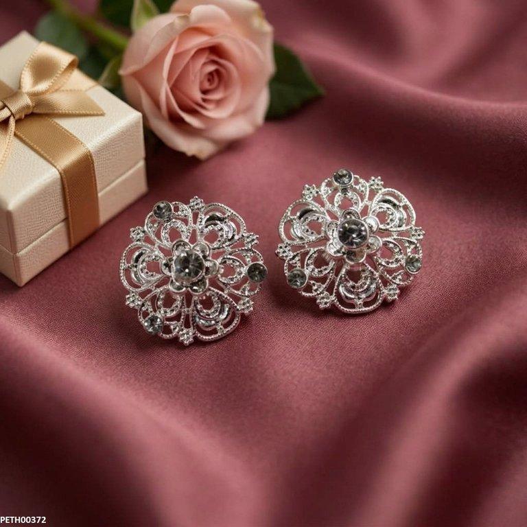 Flower Stone Tops Pair