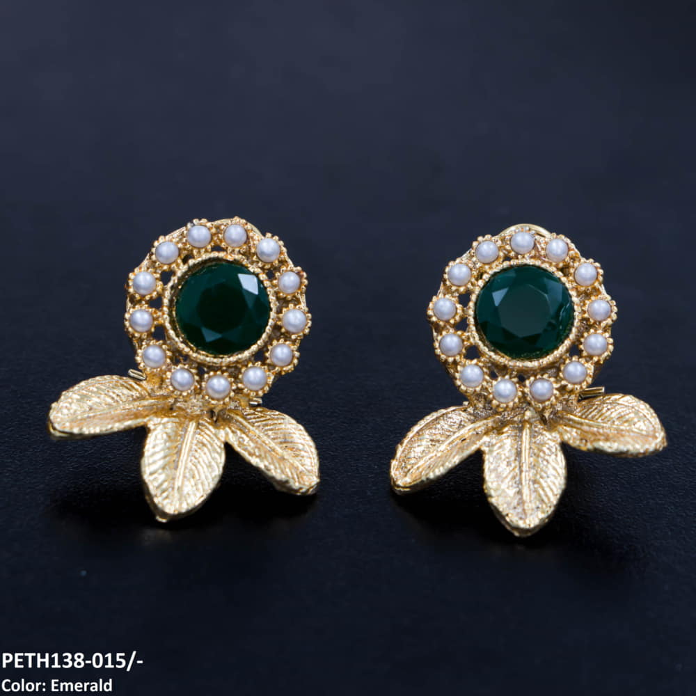 Round Leaf Tops Pair