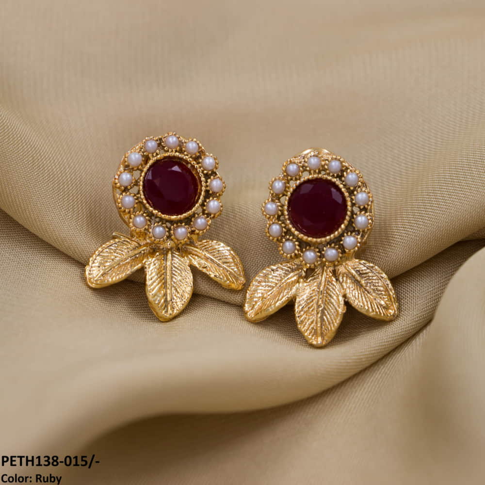 Round Leaf Tops Pair