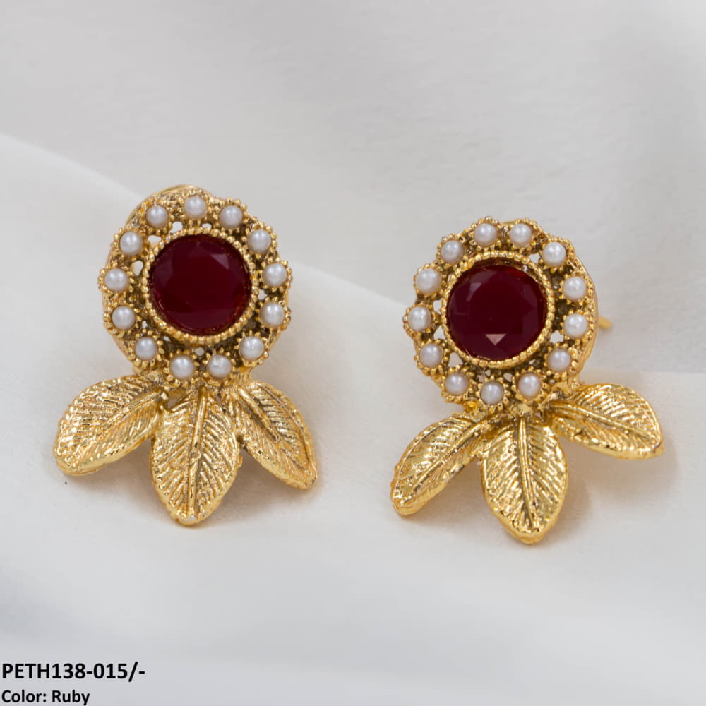 Round Leaf Tops Pair