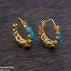 Round Ear Hoops Pair
