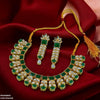 Reactangle/Oval Tear Necklace Set