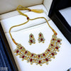 Oval Tear Necklace Set