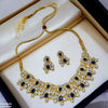 Oval Tear Necklace Set