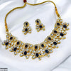 Oval Tear Necklace Set