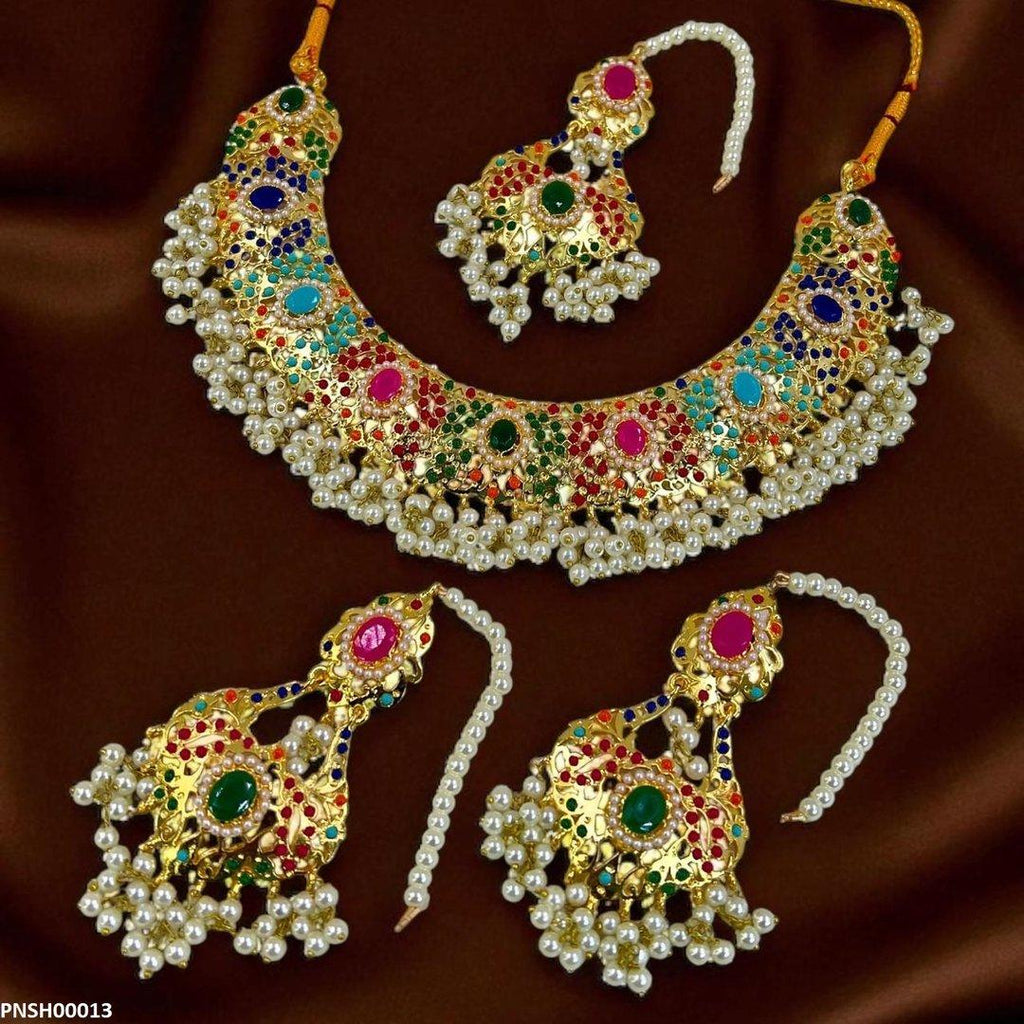 Oval Multi Necklace Set