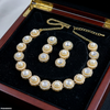 Round Pearl Necklace Set