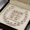 Round Crystal Stone Necklace Set