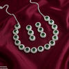 Round Crystal Stone Necklace Set