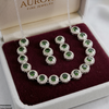 Round Crystal Stone Necklace Set